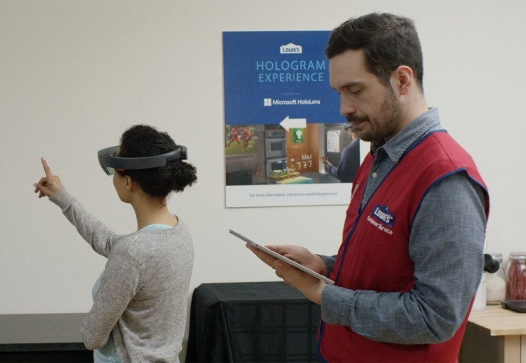 Microsoft and Lowe’s are bringing HoloLens to home improvement stores