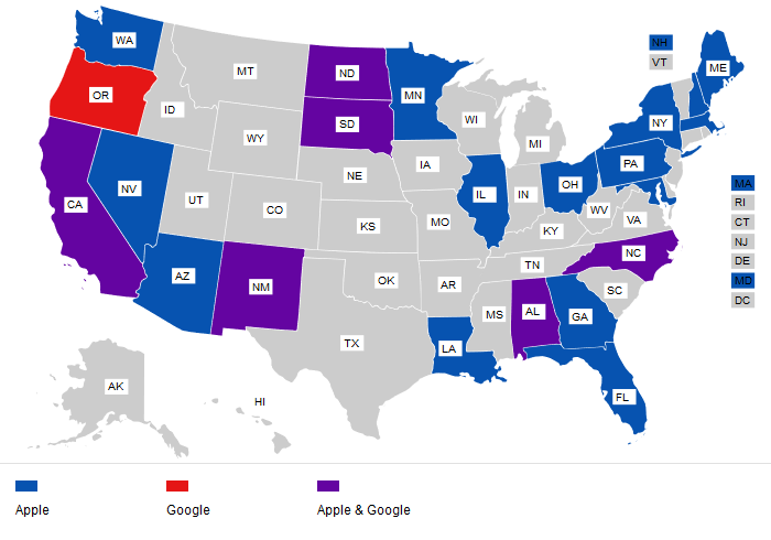 ACLU map shows locations of 63 ongoing phone-unlocking cases