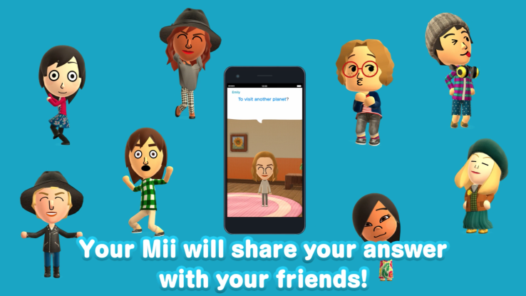 Nintendo’s first smartphone app, a social game called Miitomo, launches in Japan