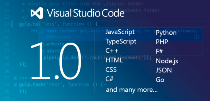 Microsoft’s Visual Studio Code for Windows, OS X and Linux hits 1.0