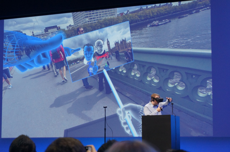 Oculus demos a VR selfie stick