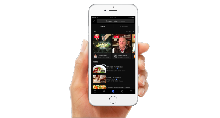Facebook adds video search to combat original content sharing decline