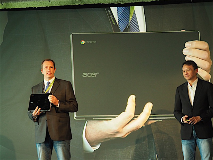 Acer shows off a rugged new Chromebook for work and a whole bunch of new notebooks