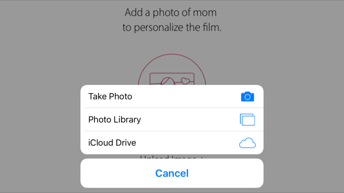 Apple’s new site lets you create a custom “Shot on iPhone” ad for Mother’s Day