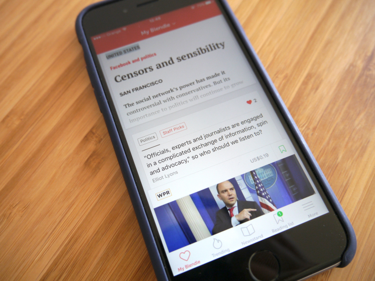 Blendle adds apps for its pay-per-story news service in the US