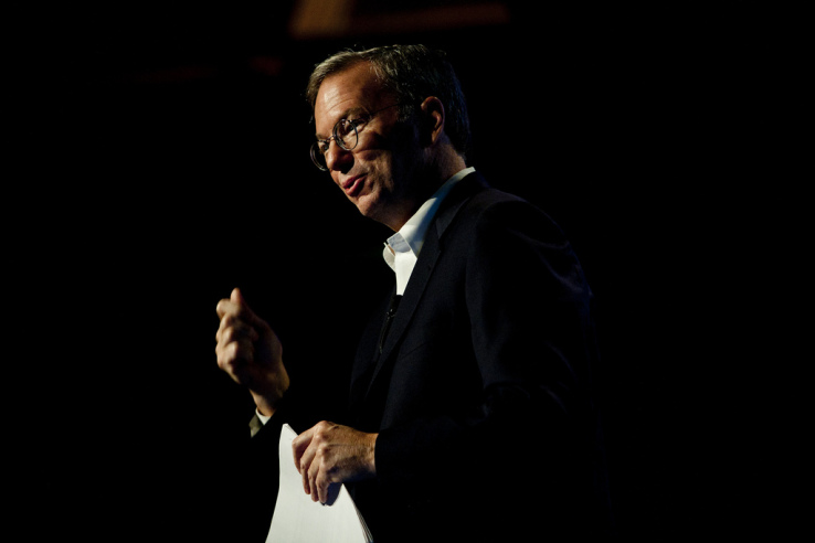 Google’s Eric Schmidt says it’s time to ignore petty politics and focus on “transformative” tech