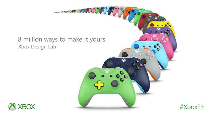 Xbox Design Lab lets gamers colorfully customize their controllers