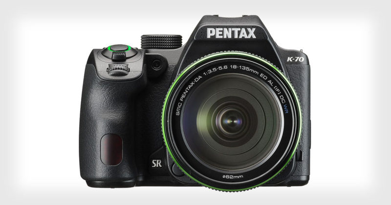 The Pentax K-70 is a Rugged DSLR with Hybrid AF and Pixel Shift