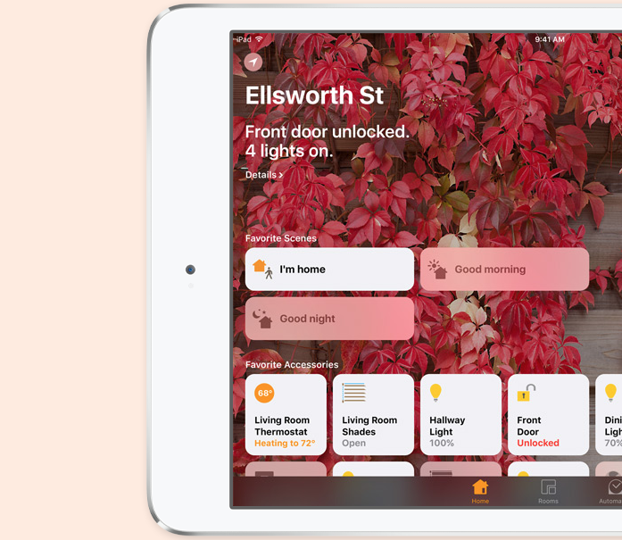 Don’t have an Apple TV? The iPad can also be a Home Hub for HomeKit devices