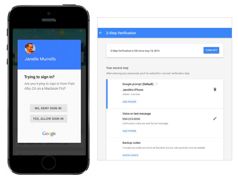 Google prompt: You can now just tap 'yes' or 'no' on iOS, Android to approve Gmail sign-in