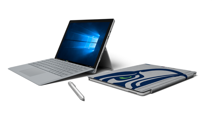 Microsoft emblazons its Surface Pro Type Covers with giant NFL logos