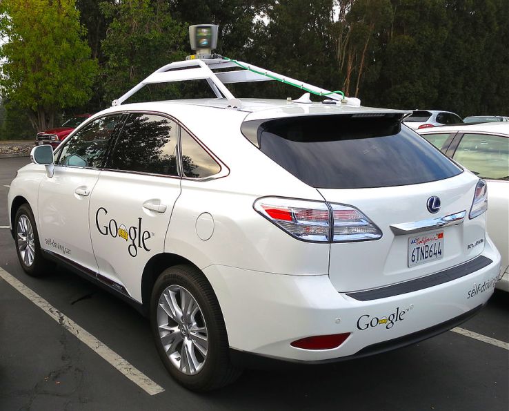 A Google self-driving car involved in crash in Mt. View today