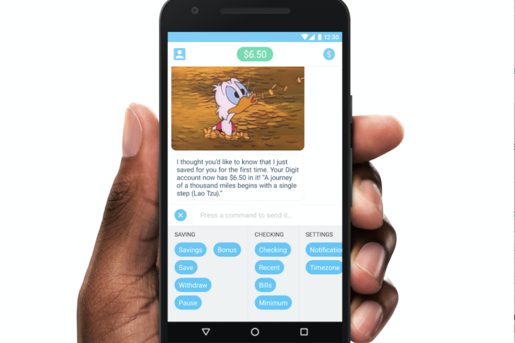 Digit, a simple app to help you save, launches Android app