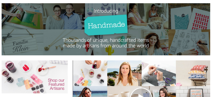 Handmade, Amazon’s Etsy rival, expands into Europe