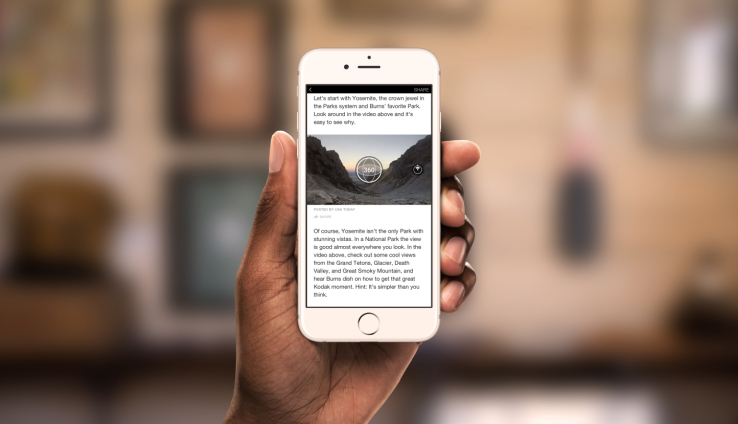 360 photos and videos are coming to Facebook’s Instant Articles