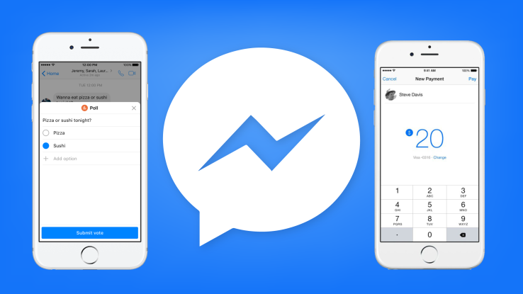 Facebook Messenger adds group chat Polls and AI payment suggestions