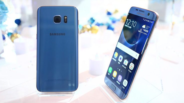 Samsung brings the Note 7’s Blue Coral color to the Galaxy S7 Edge