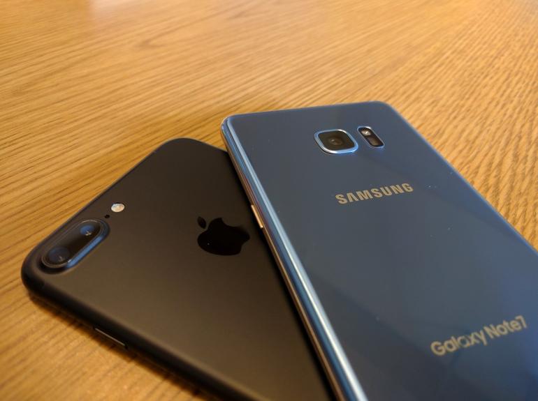 Apple iPhone 7 Plus vs. Samsung Galaxy Note 7: Which is the better enterprise flagship?