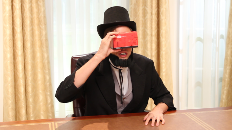 With its first VR series, CollegeHumor gives a completely accurate overview of presidential history