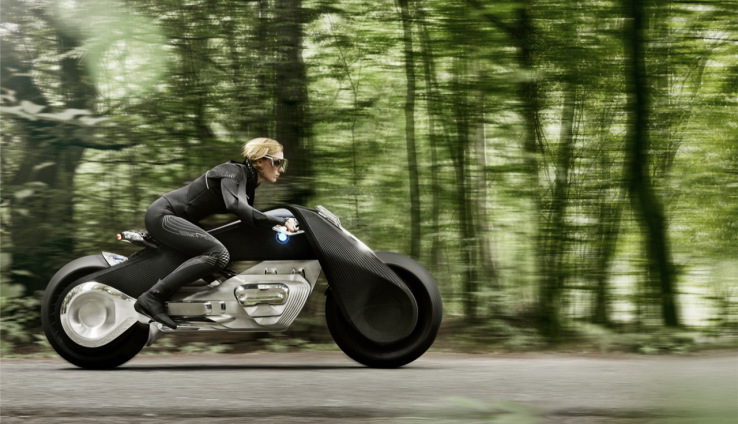 BMW’s motorcycle concept is so smart you won’t need a helmet to ride it