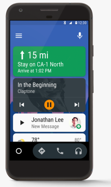 Google brings Android Auto to the phone