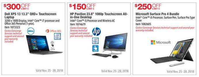 Costco Black Friday ad leaks with numerous laptop, desktop, tablet PC deals