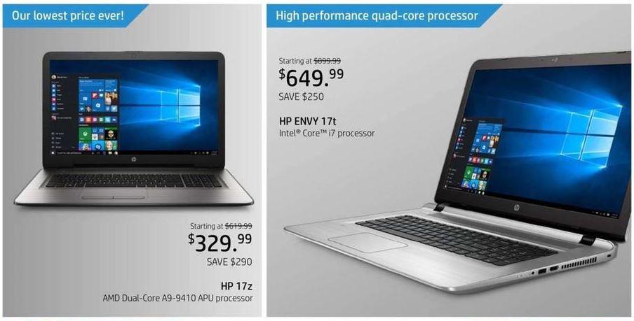 HP Black Friday ad leaks with laptop, desktop PC deals from $250