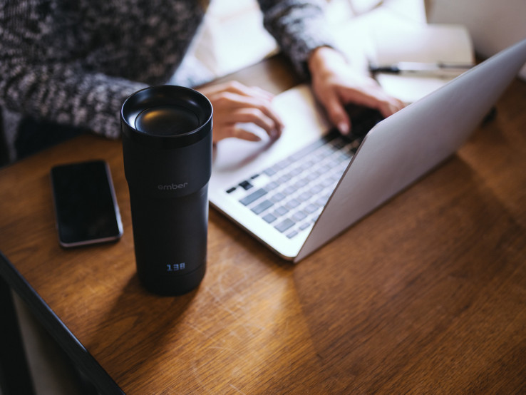 Starbucks starts selling Ember mugs, which keep your drink at a steady temp for hours