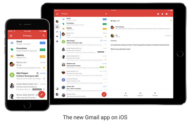 Gmail for iOS gets a facelift and faster search