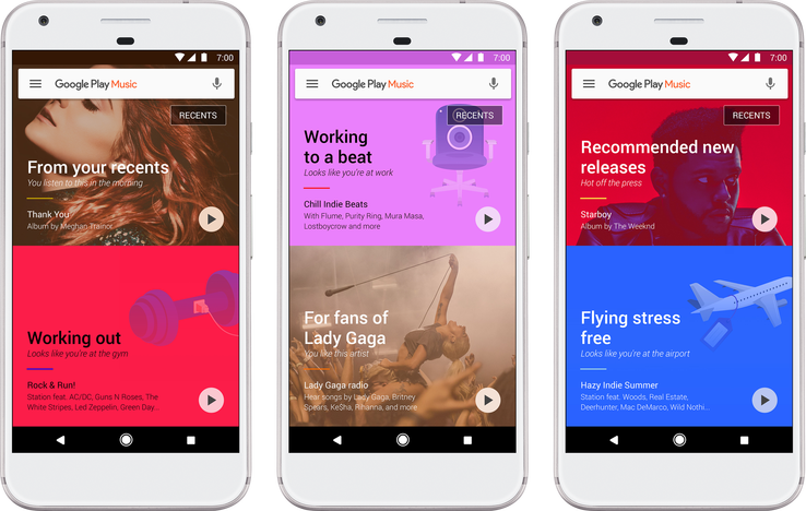 Hoping to beat rivals, Google Play Music starts using your location & activity to recommend tunes