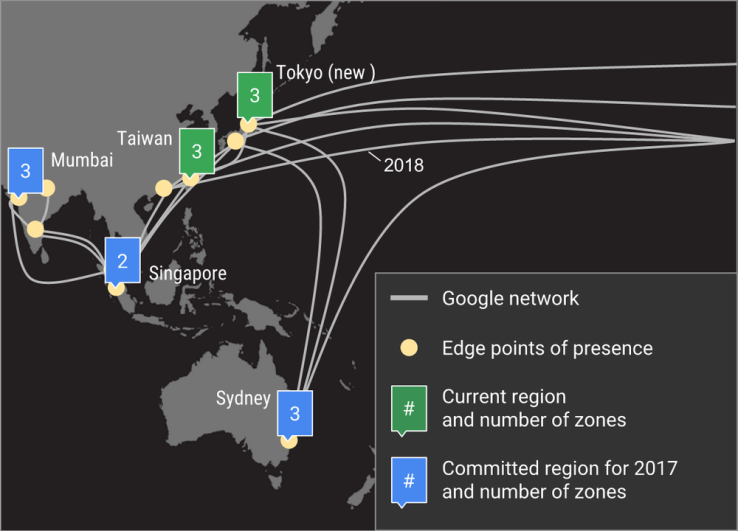 Google launches its Cloud Platform region in Tokyo