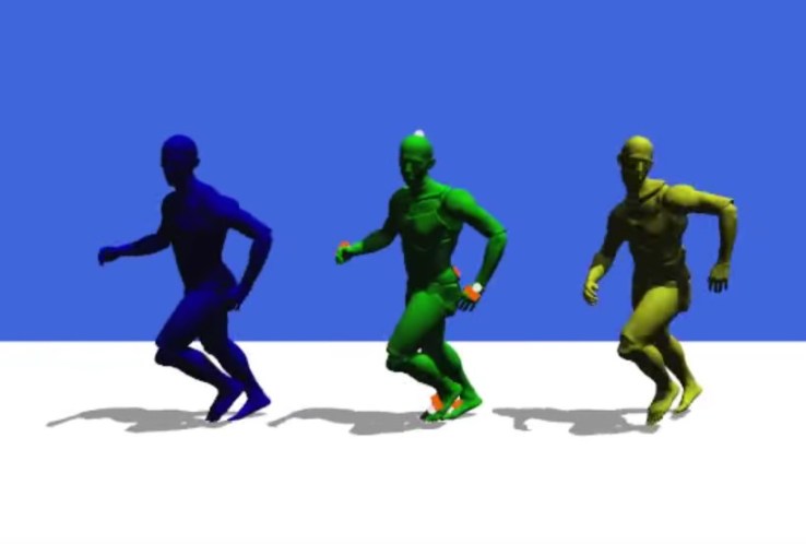 Real-time motion capture system from Disney Research uses as few sensors as possible