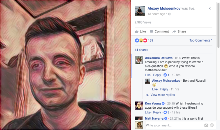 Facebook has cut off Prisma’s Live Video access