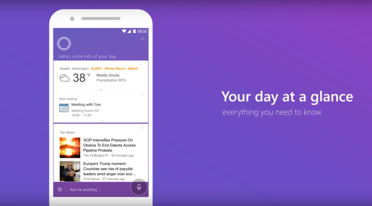 Microsoft’s virtual assistant Cortana gets a revamp on Android and iOS