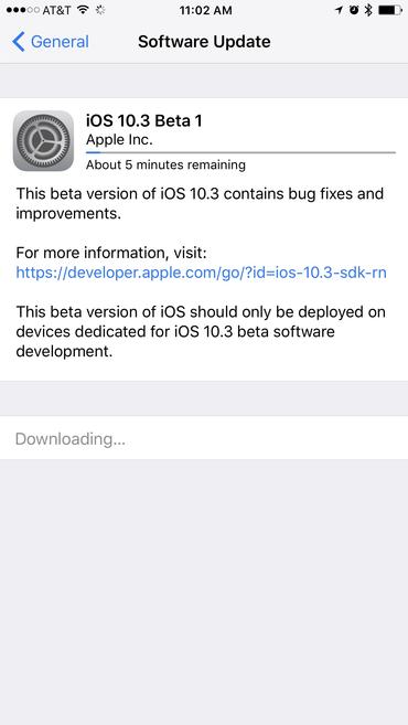 Apple release iOS 10.3 beta, includes 'Find My AirPods' feature