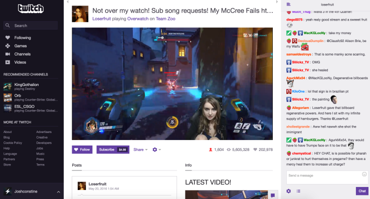 Streamer numbers and incomes are rising healthily, according to data from popular tool