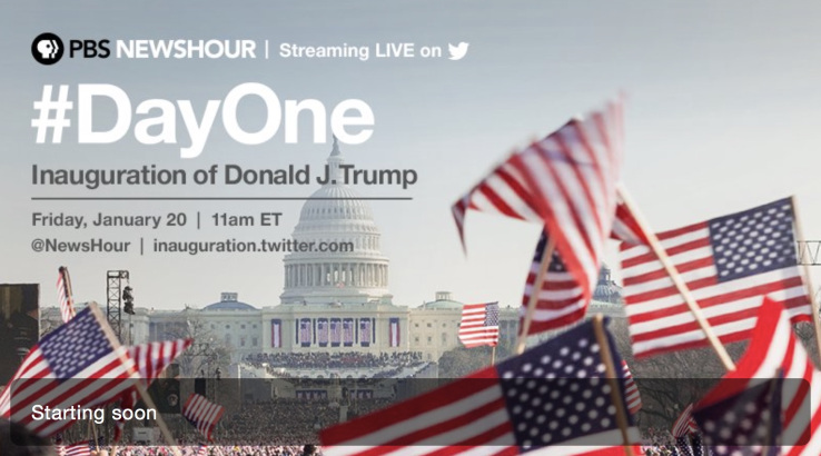 Twitter to live stream Trump’s inauguration in partnership with PBS