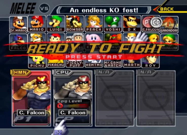 Super Smash Borg Melee: AI takes on top players of the classic Nintendo fighting game