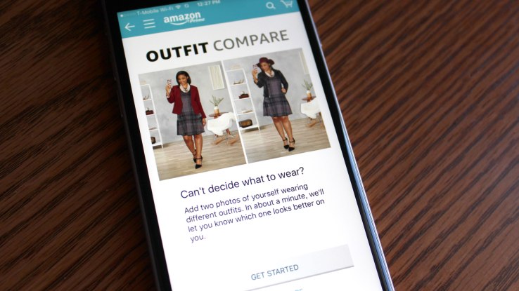 Amazon will now tell Prime members what to wear via a new “Outfit Compare” feature