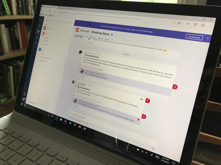 Teams, Microsoft’s Slack rival, opens to all Office 365 users