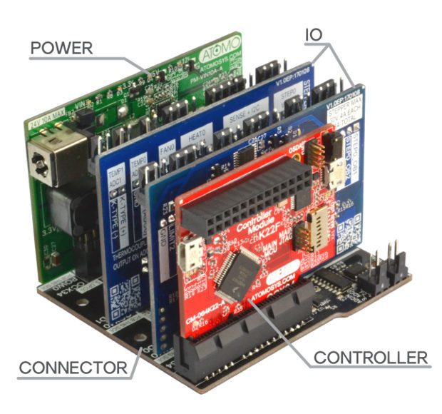 The Atomo Modular Electronics System is like LEGO for electronics