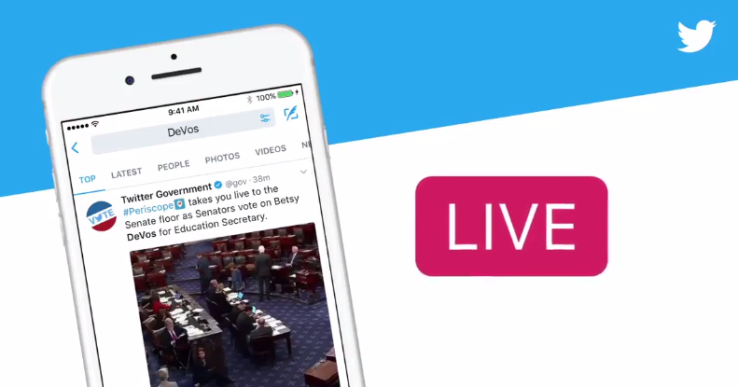 Twitter launching Live video API tomorrow