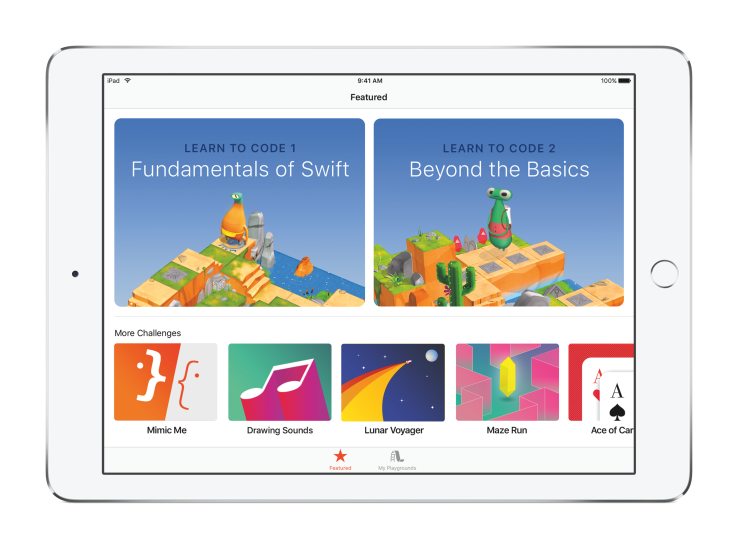 Apple’s learn-to-code app Swift Playgrounds adds 5 more languages