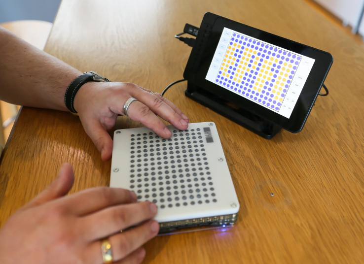 BlindPAD’s tablet makes visual information tactile for the vision-impaired