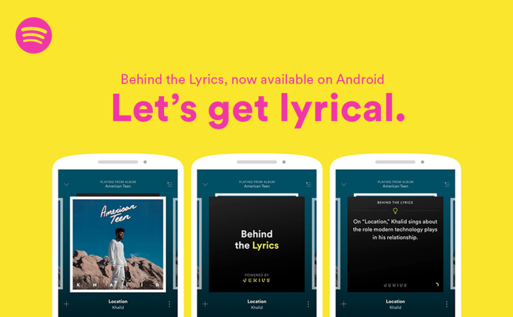 Spotify brings “Behind the Lyrics” to Android