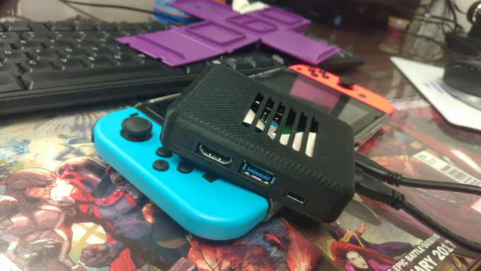 This guy built a travel dock for his Nintendo Switch and I want one