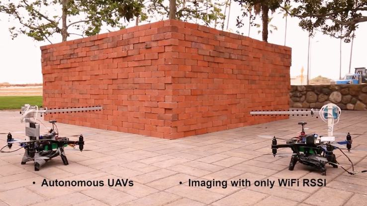 Researchers train drones to use Wi-Fi to look through walls