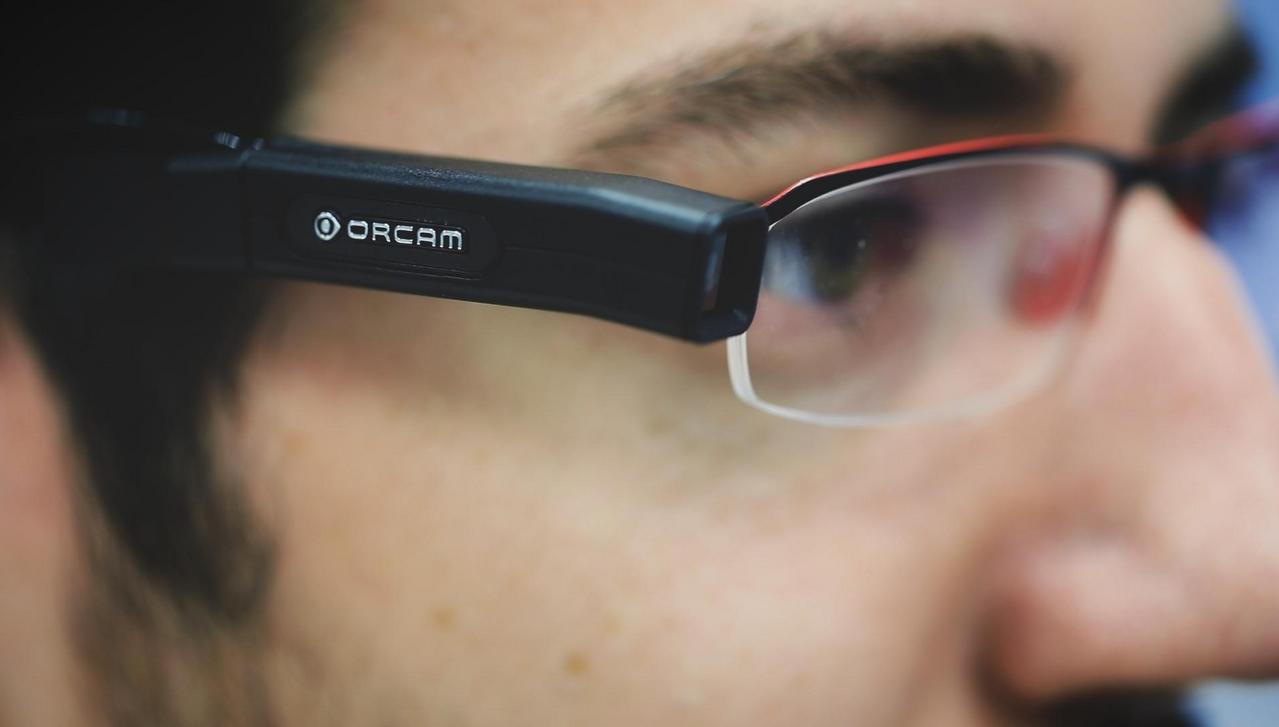 The OrCam MyEye helps visually impaired people read and identify things