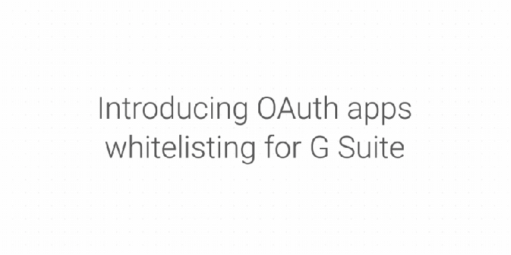 G Suite admins can now whitelist connected apps