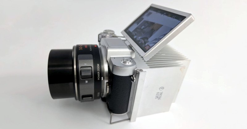 This Guy Mounted a Giant Heat Sink on His Overheating Panasonic GF7